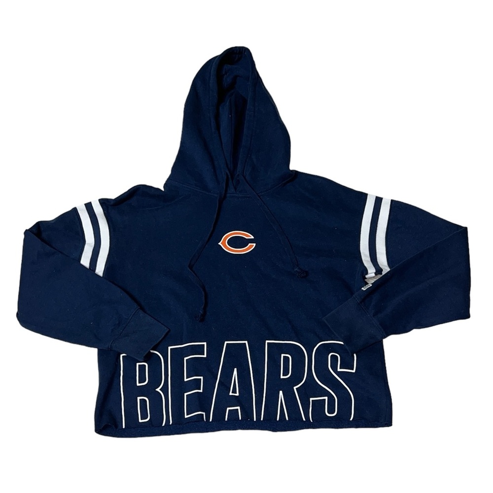 Tailgate Women’s NFL Chicago Bears Cropped Hoodie Size S